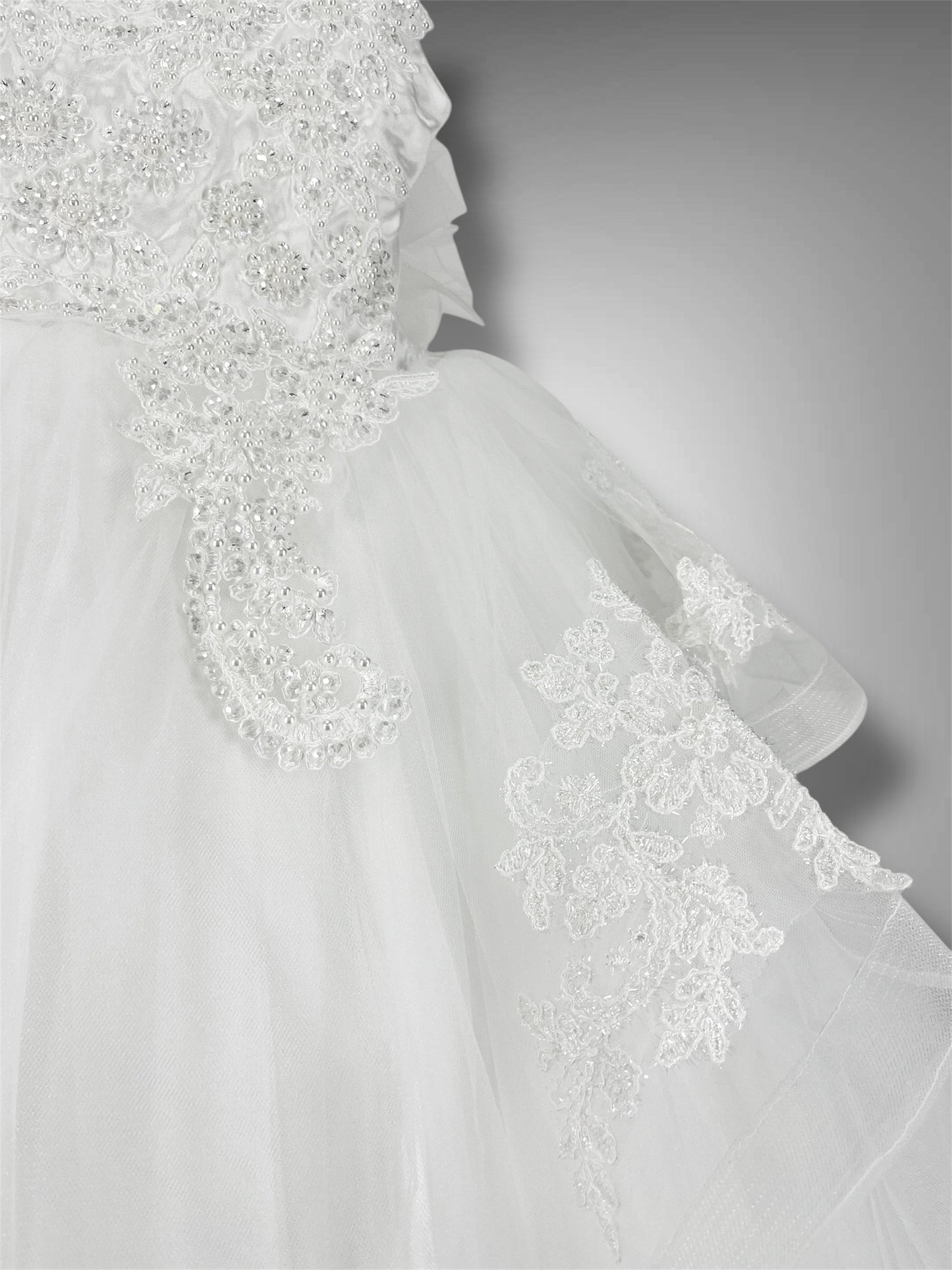 Abito Tulle e Pizzo ricamato