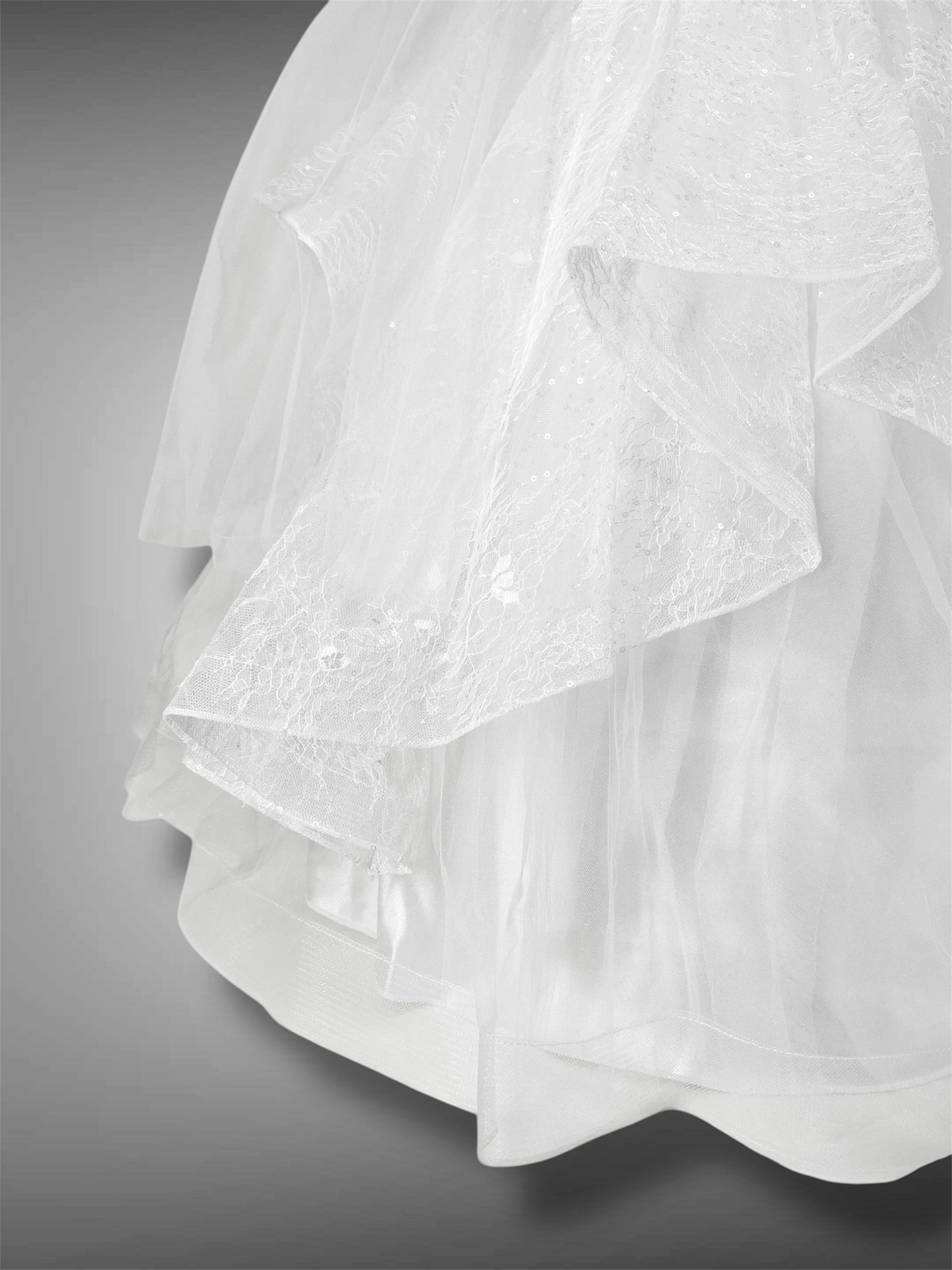 Abito Tulle e Pizzo ricamato