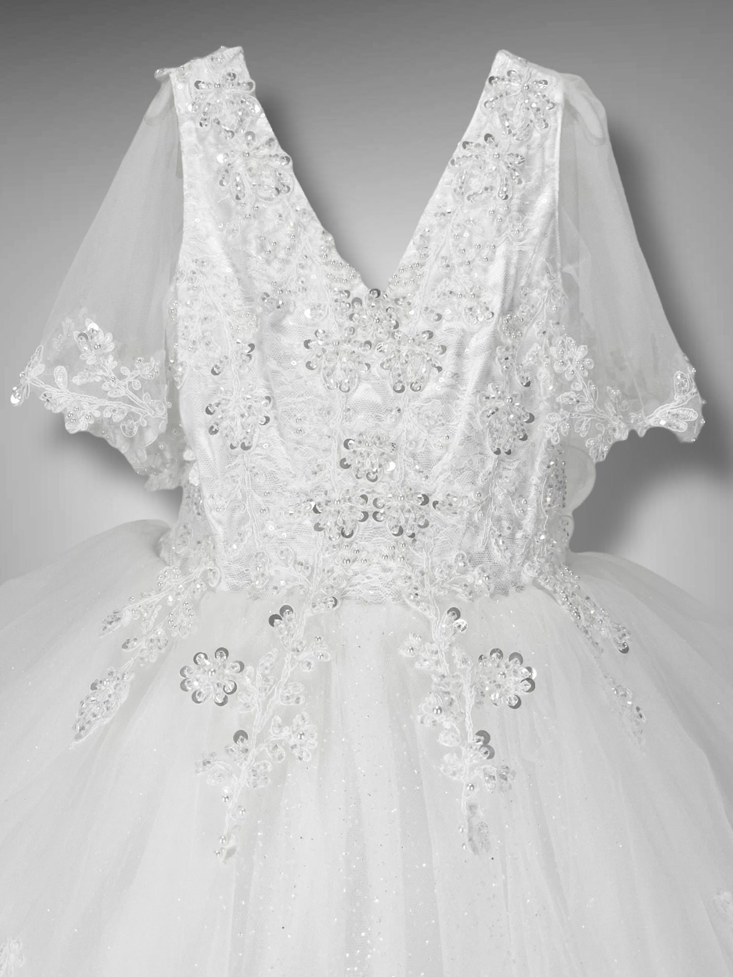 Abito Tulle e Pizzo ricamato