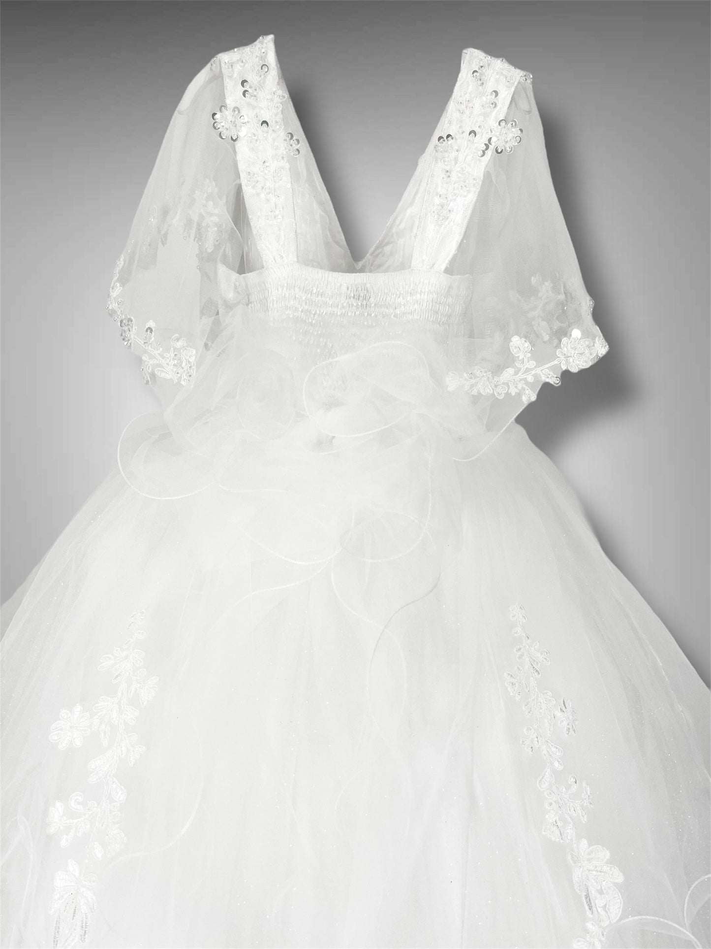 Abito Tulle e Pizzo ricamato