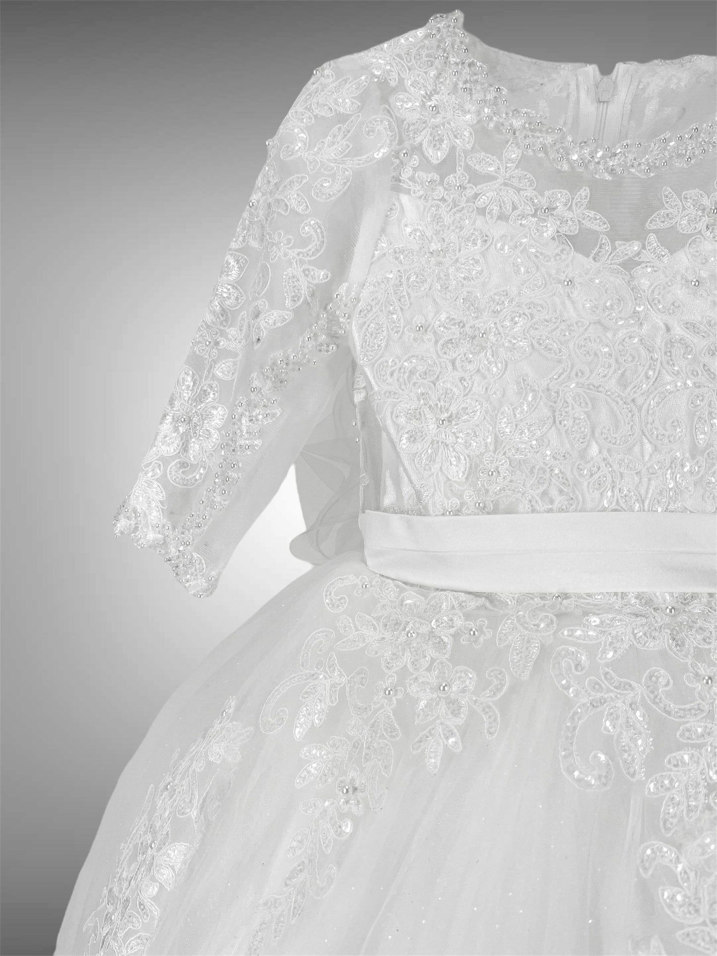 Abito Tulle e Pizzo ricamato