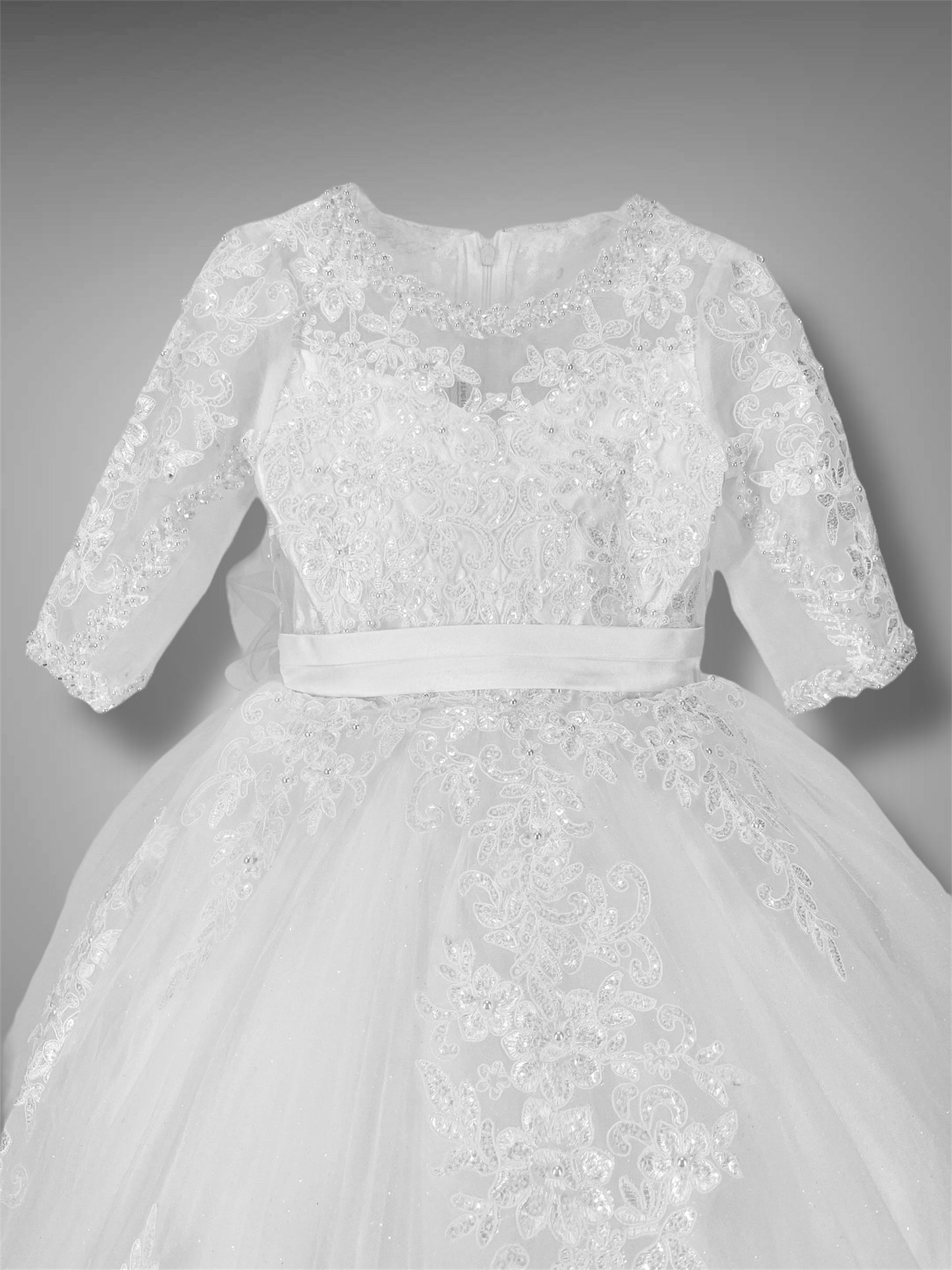 Abito Tulle e Pizzo ricamato