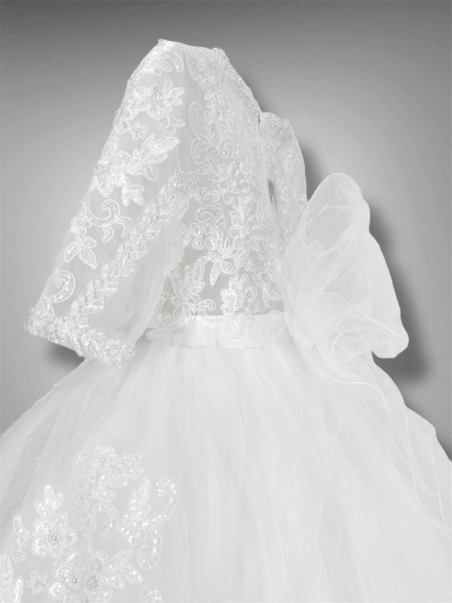 Abito Tulle e Pizzo ricamato