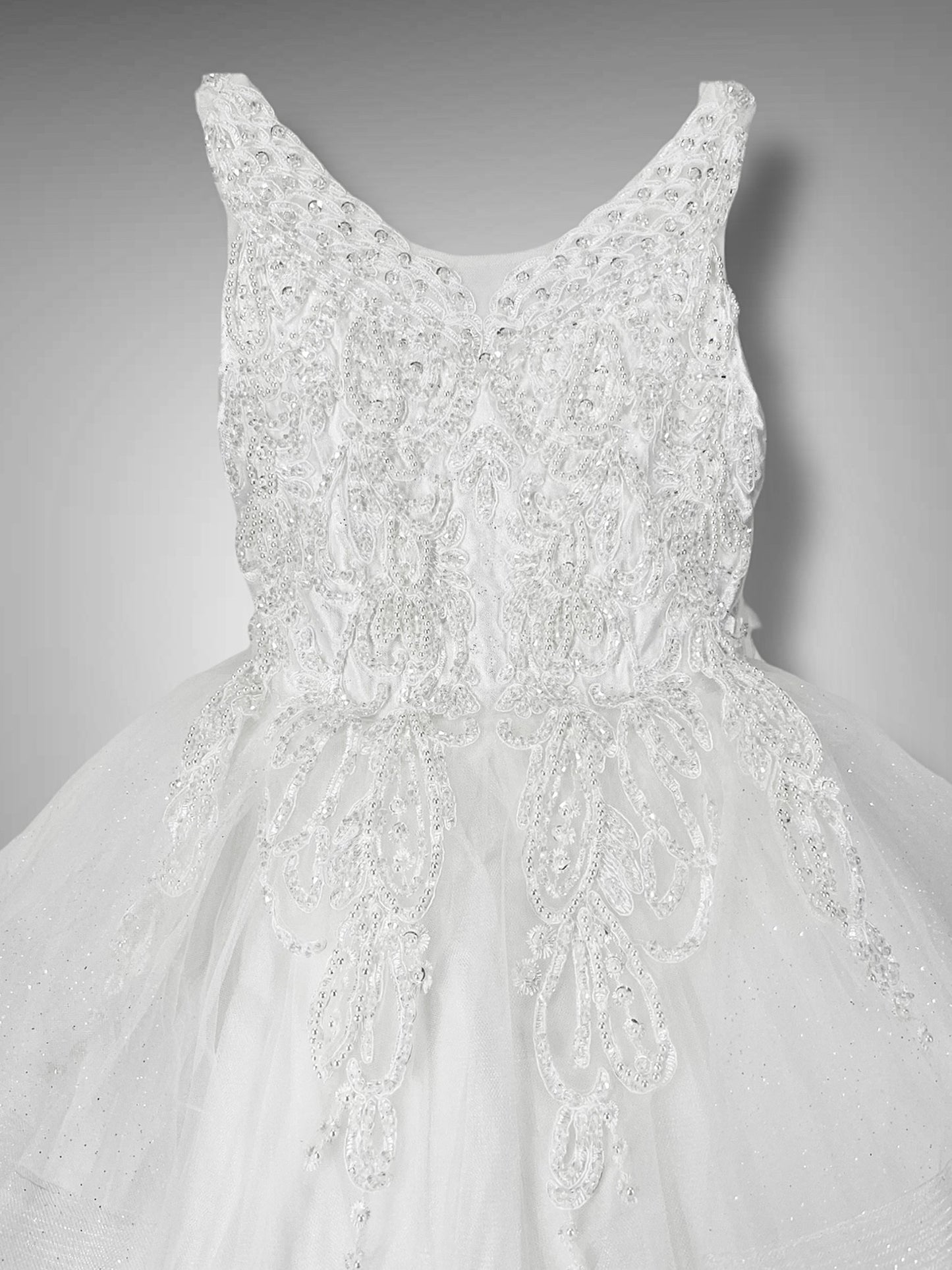 Abito Tulle e Pizzo ricamato