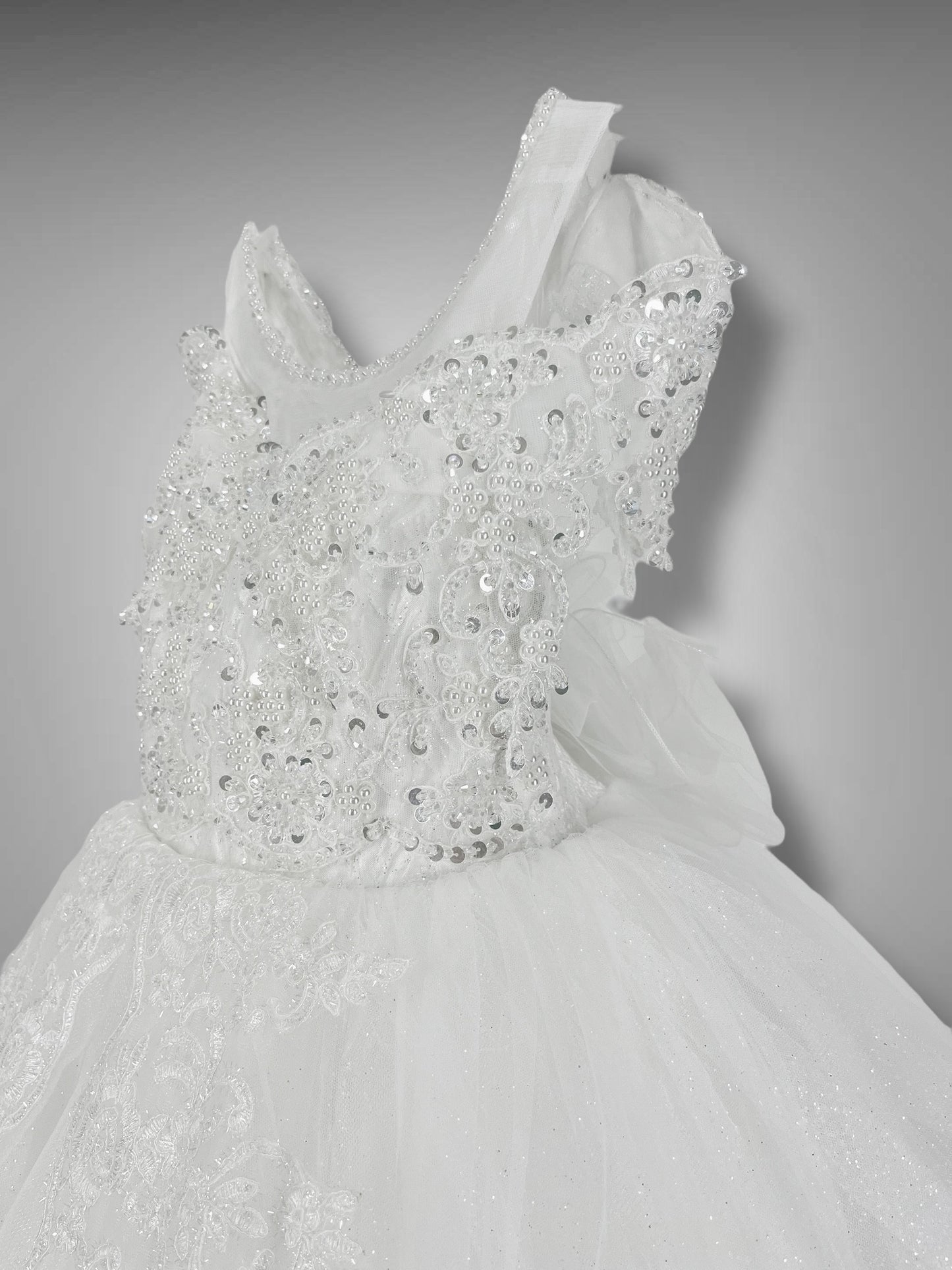 Abito Tulle e Pizzo ricamato