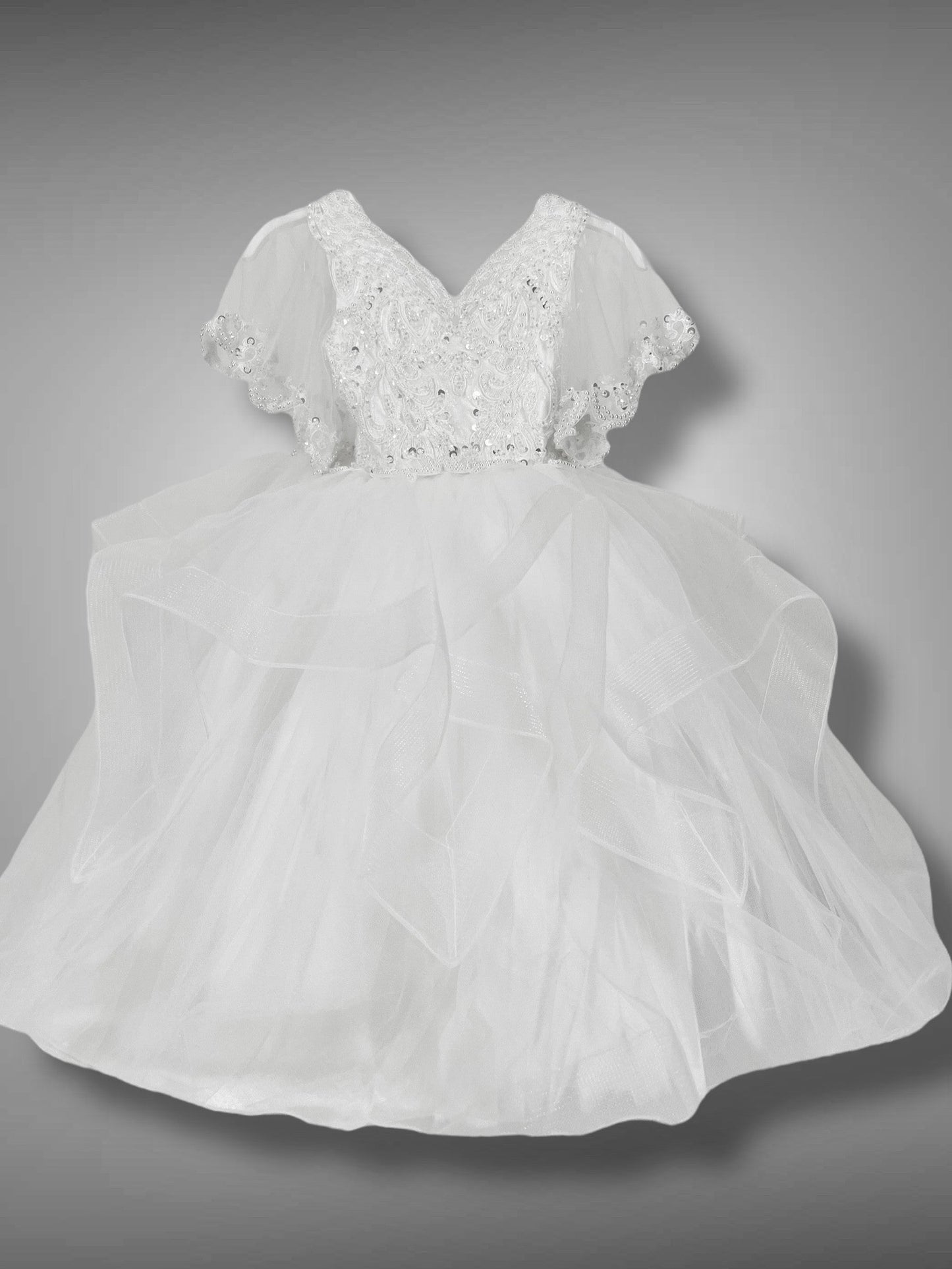 Abito Tulle e Pizzo ricamato