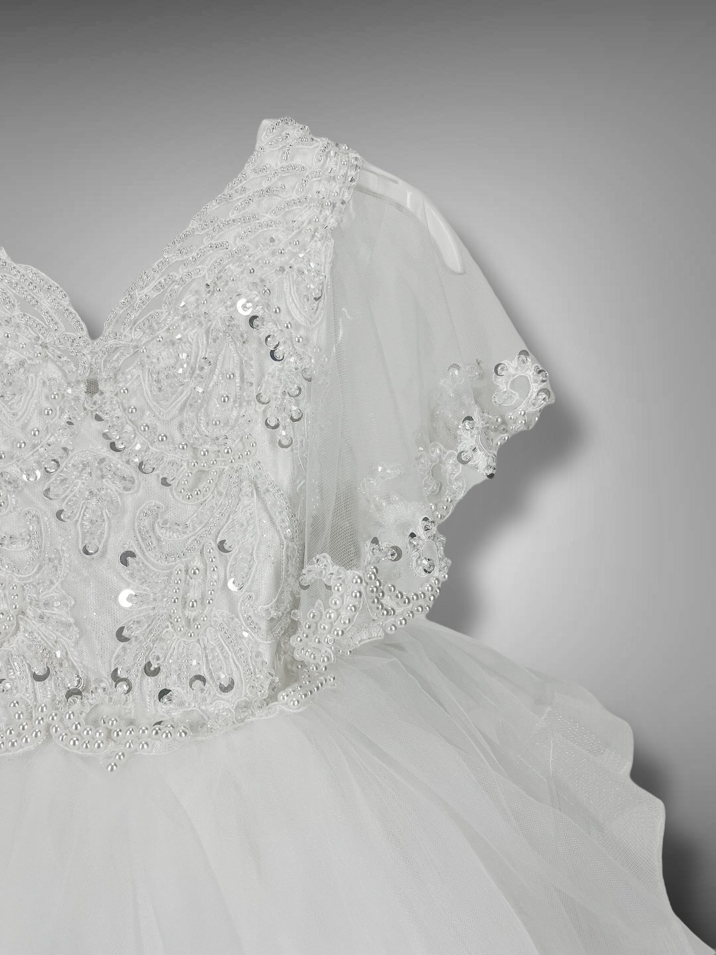 Abito Tulle e Pizzo ricamato