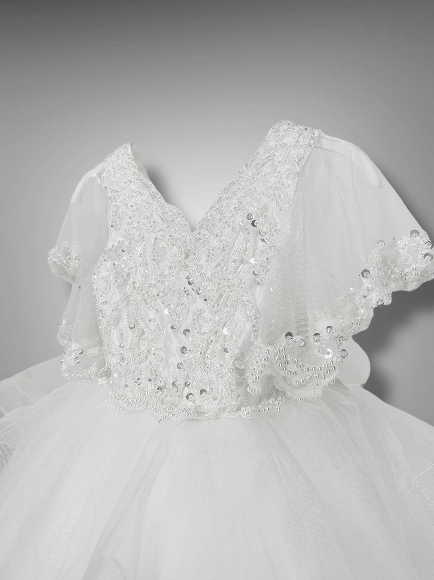 Abito Tulle e Pizzo ricamato