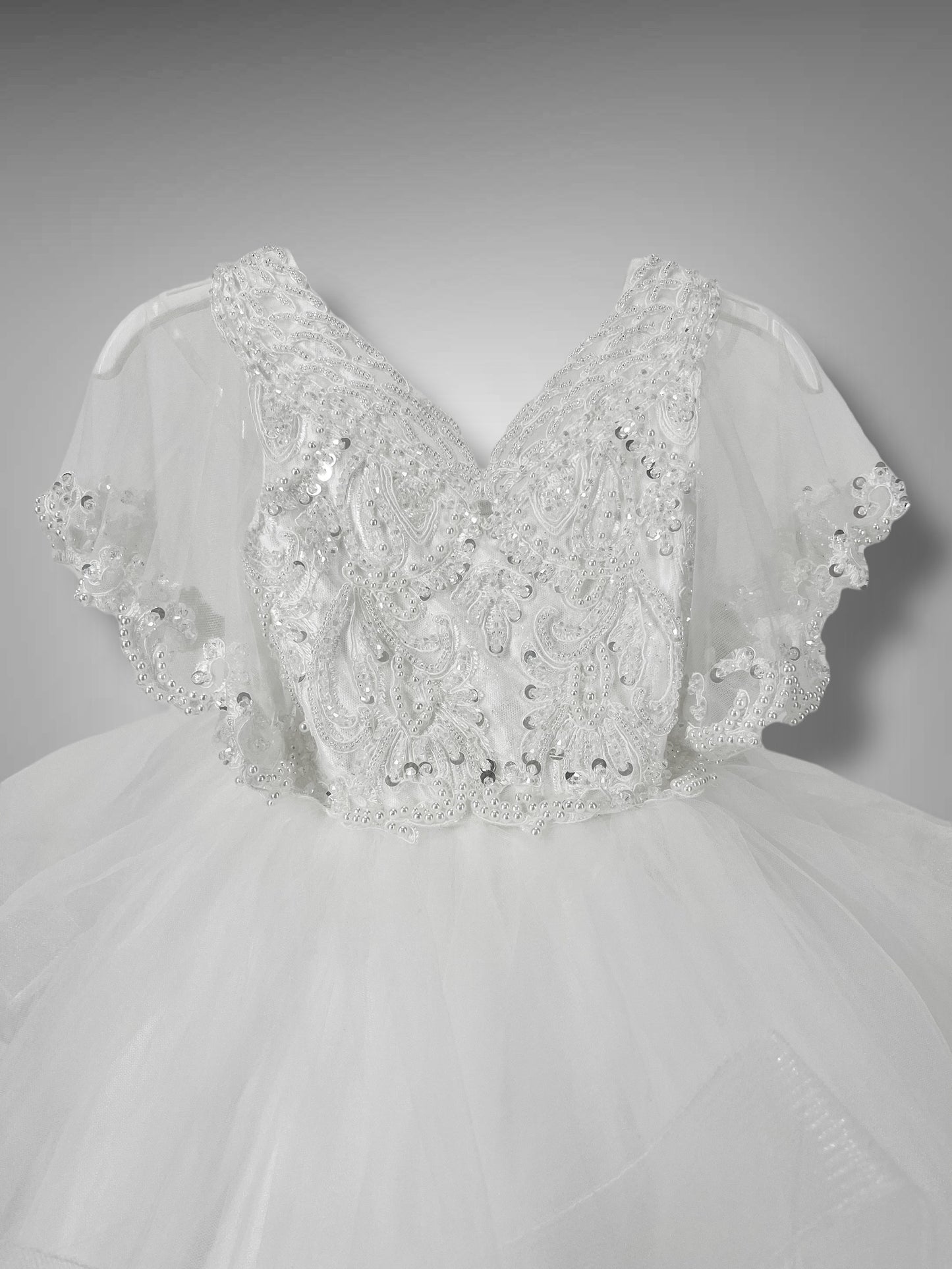 Abito Tulle e Pizzo ricamato