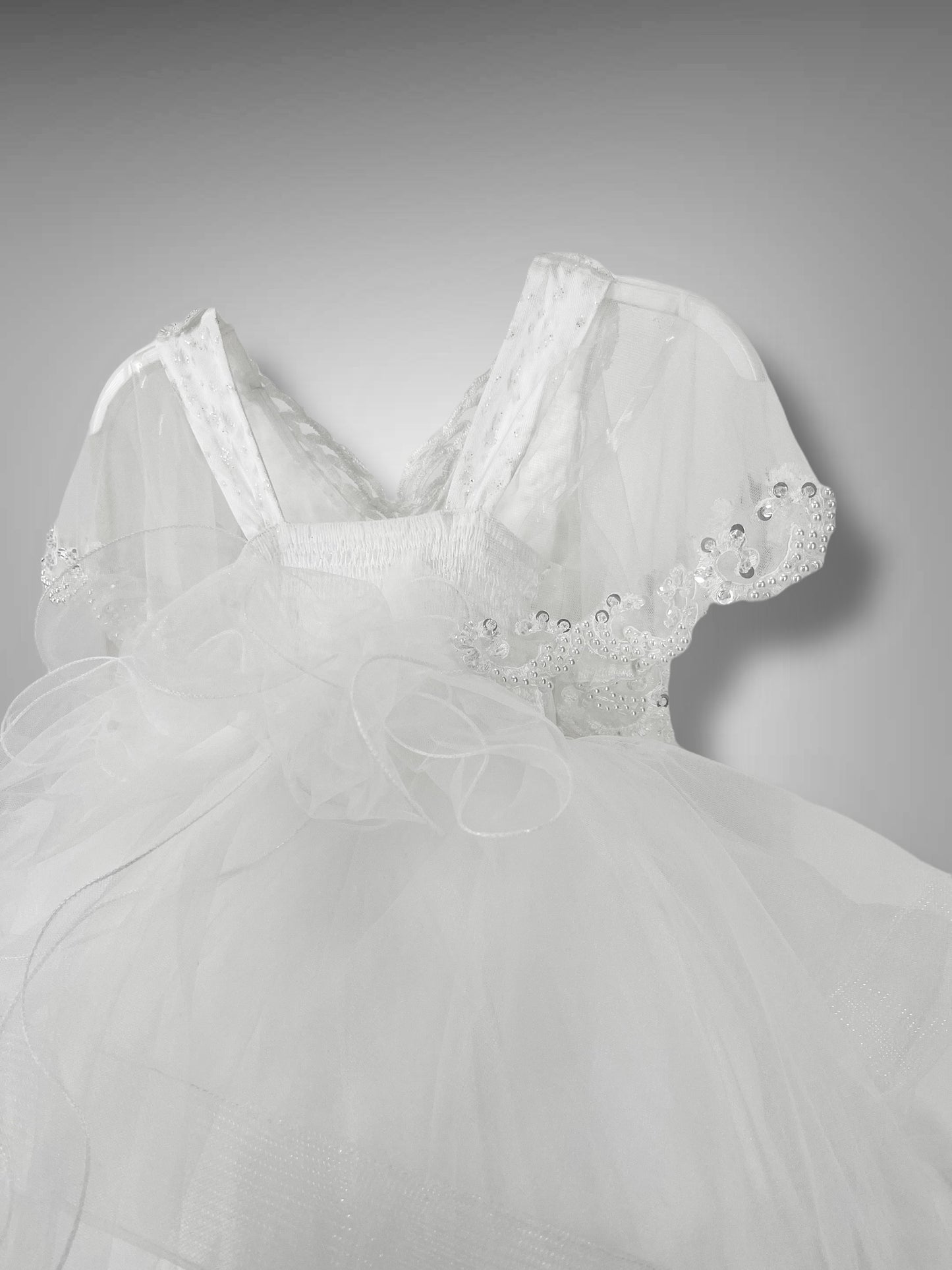 Abito Tulle e Pizzo ricamato