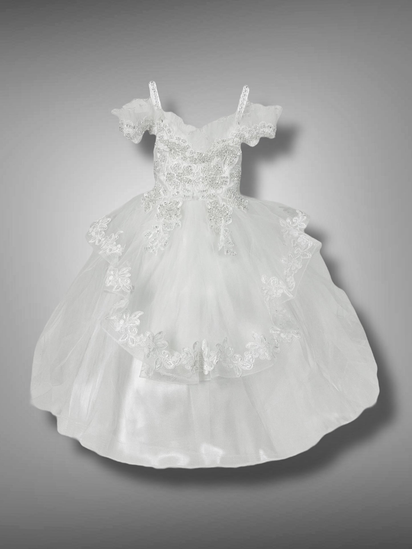Abito Tulle e Pizzo ricamato