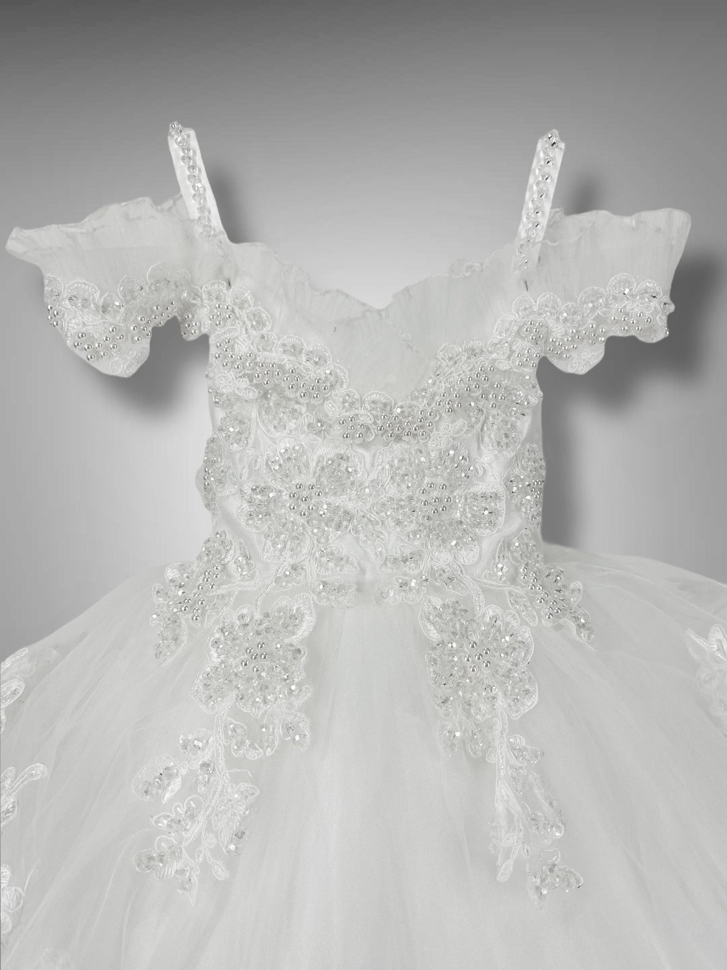 Abito Tulle e Pizzo ricamato