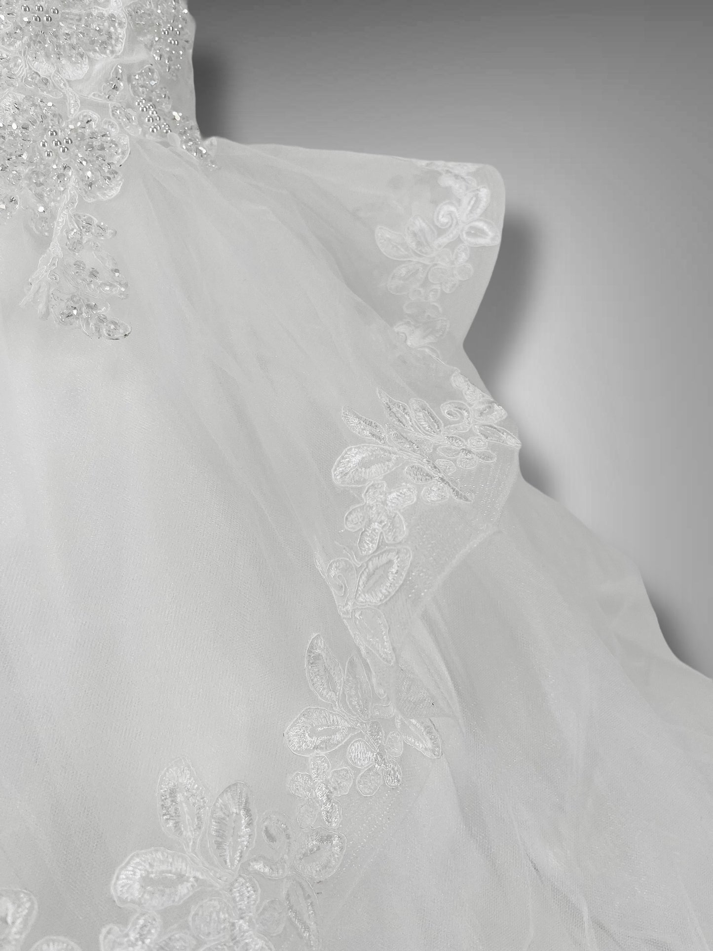 Abito Tulle e Pizzo ricamato
