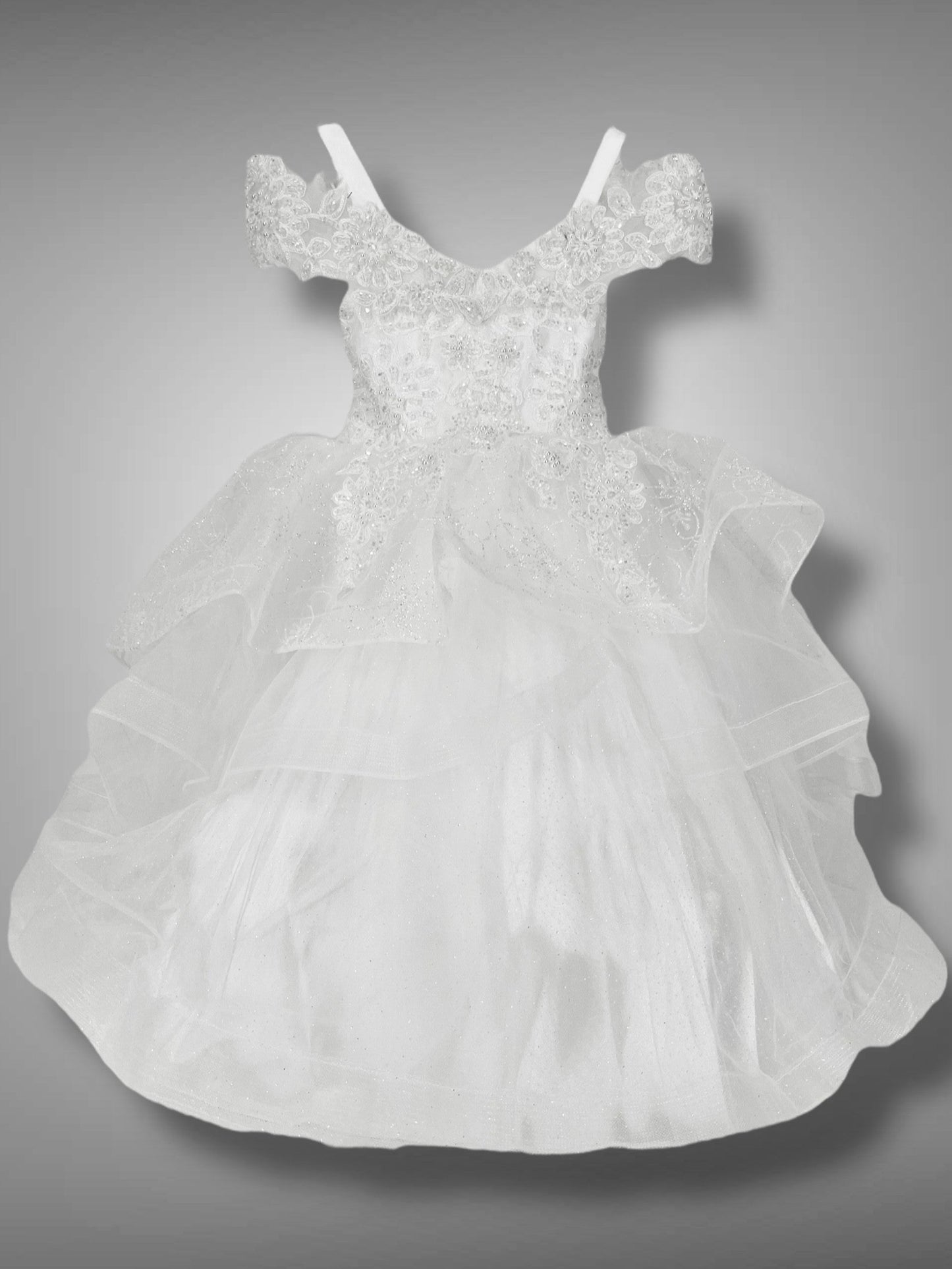Abito Tulle e Pizzo ricamato