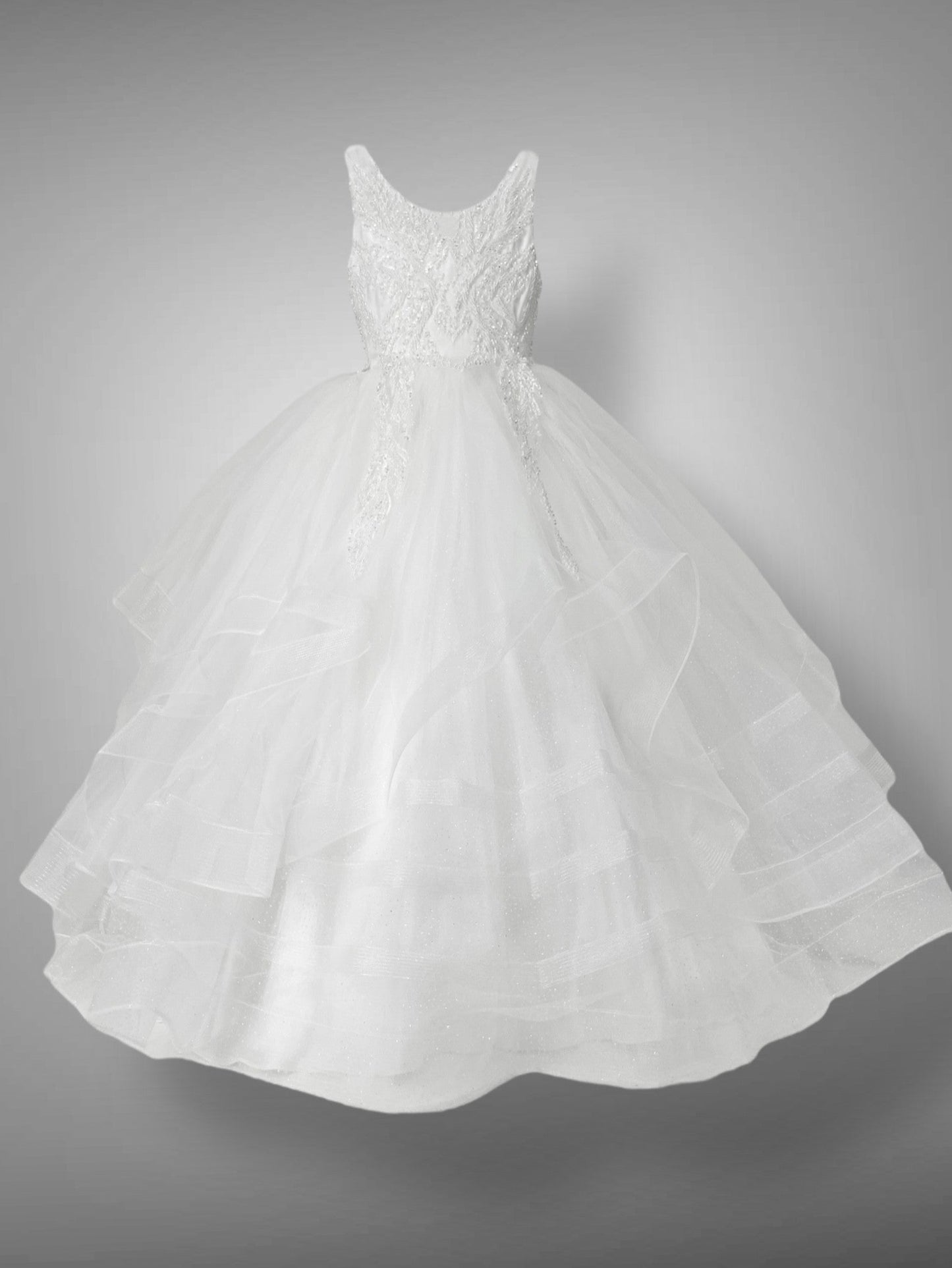 Abito Tulle e Pizzo ricamato