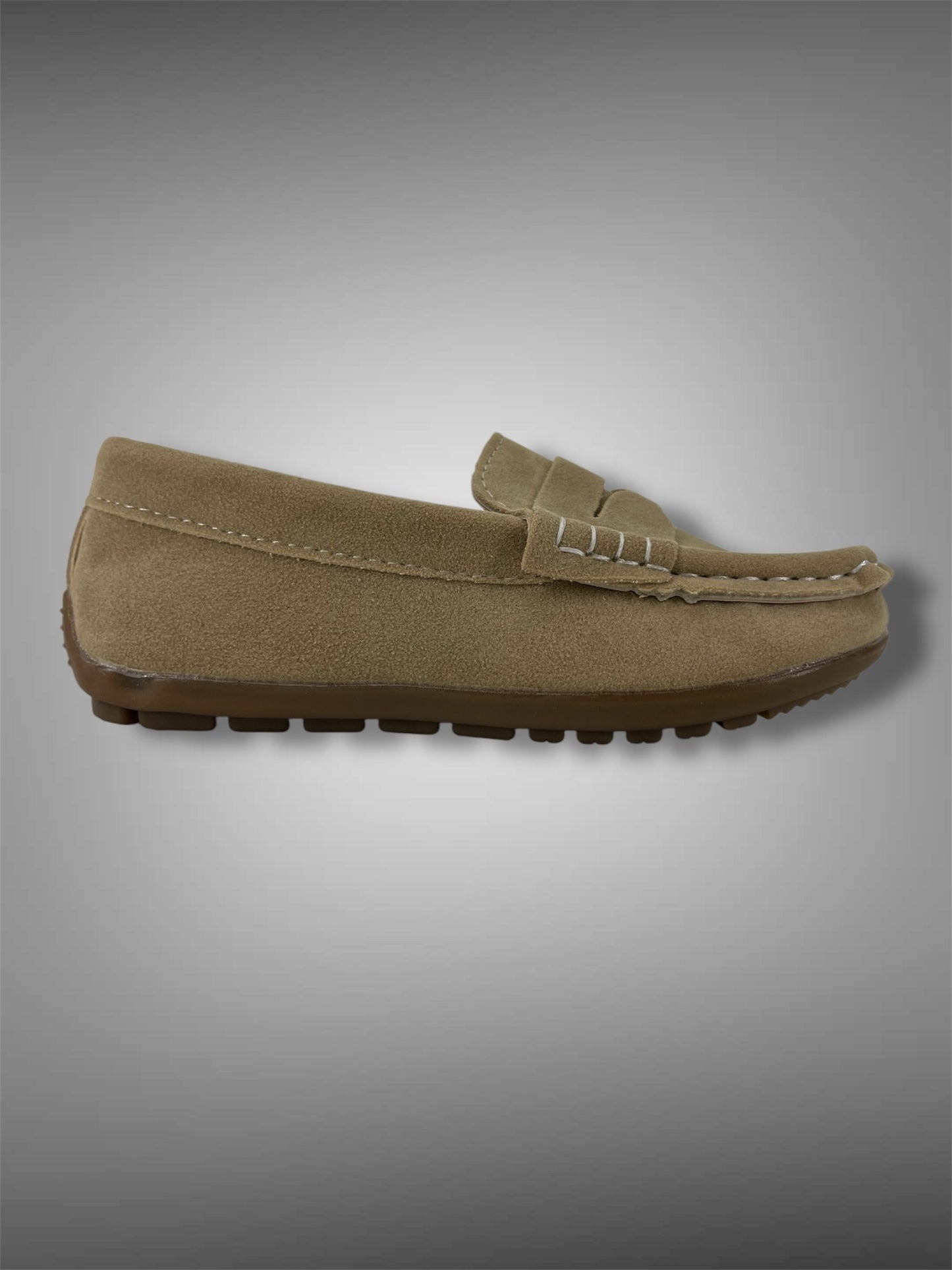 Mocassino Jr. eco camoscio
