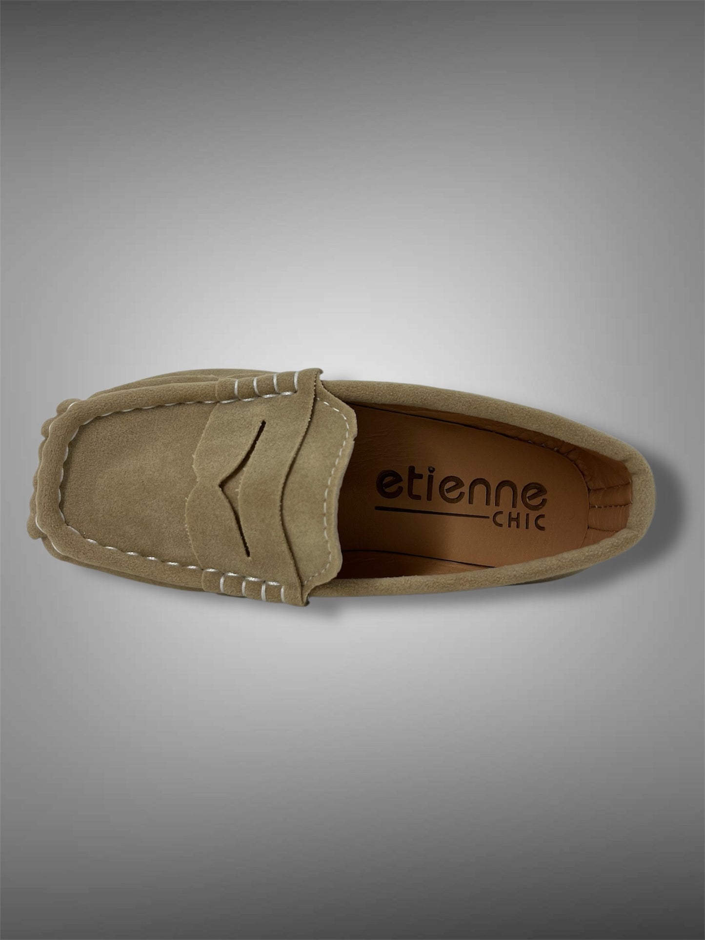 Mocassino Jr. eco camoscio
