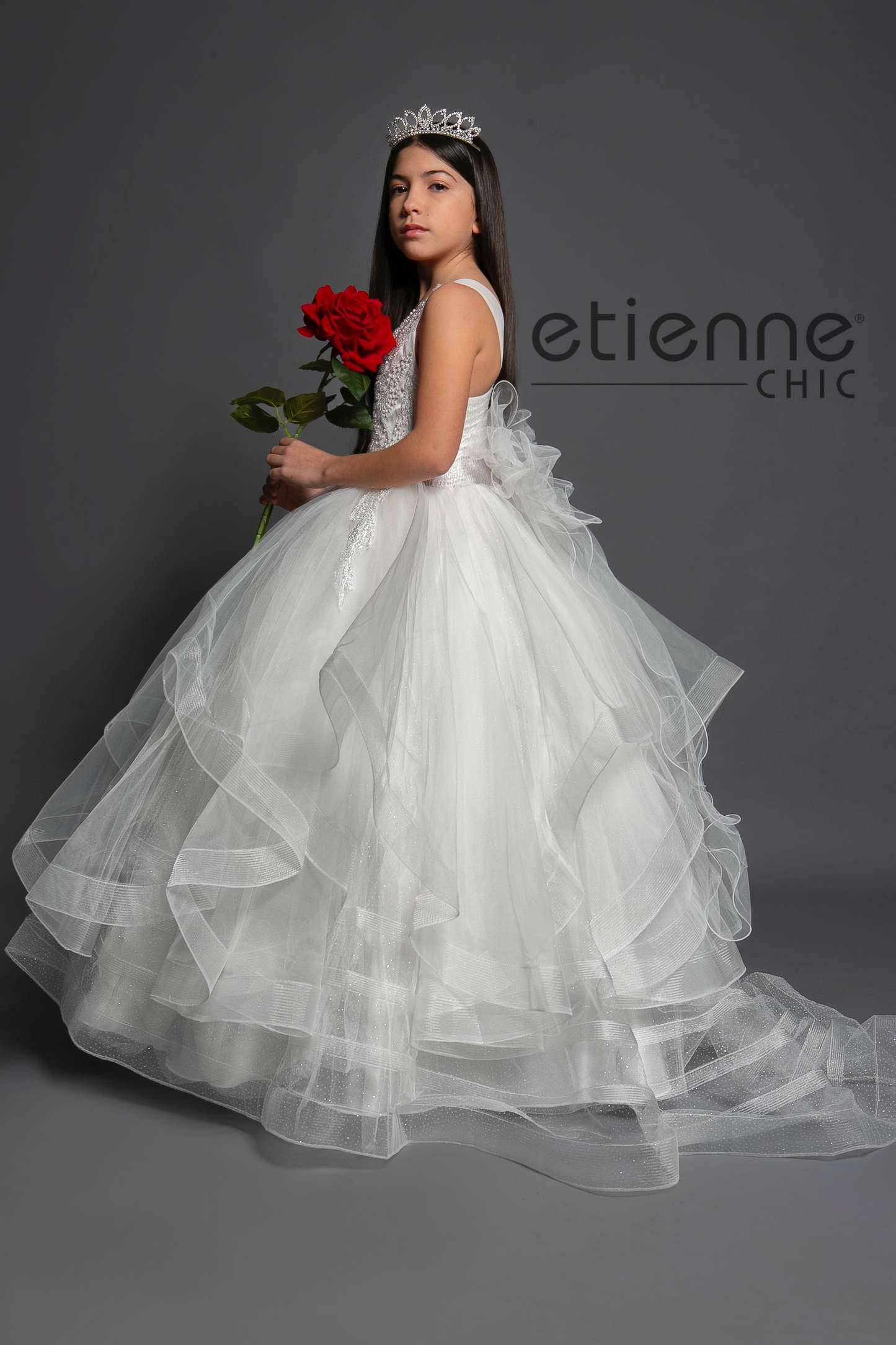 Abito Tulle e Pizzo ricamato