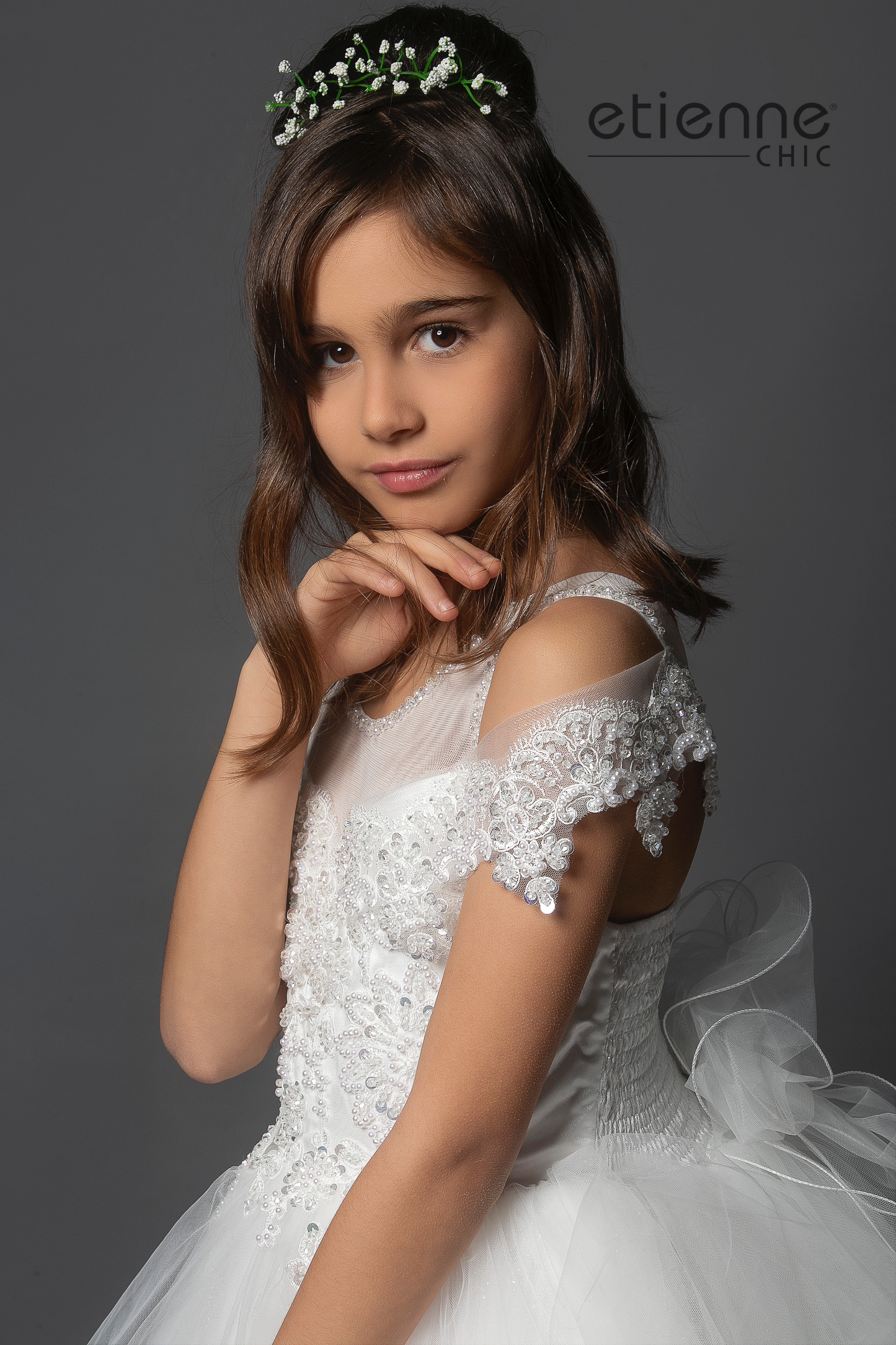 Abito Tulle e Pizzo ricamato