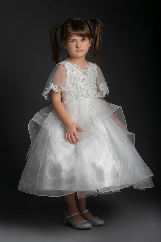 Abito Tulle e Pizzo ricamato