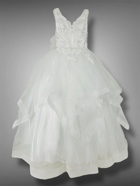 Abito Tulle e Pizzo ricamato