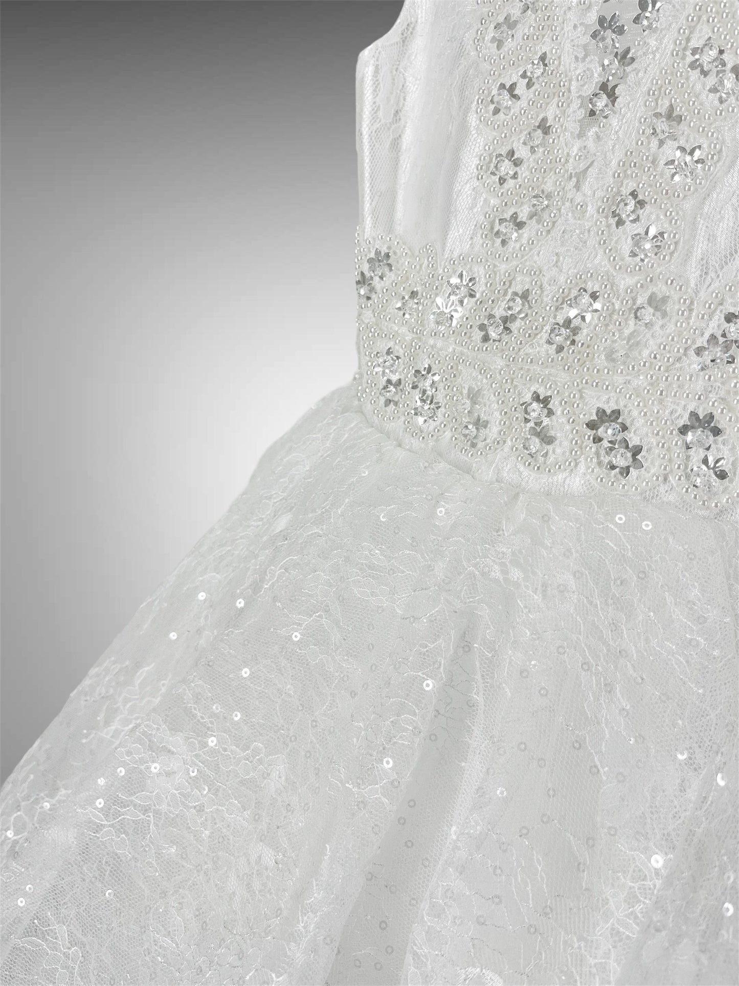 Abito Tulle e Pizzo ricamato