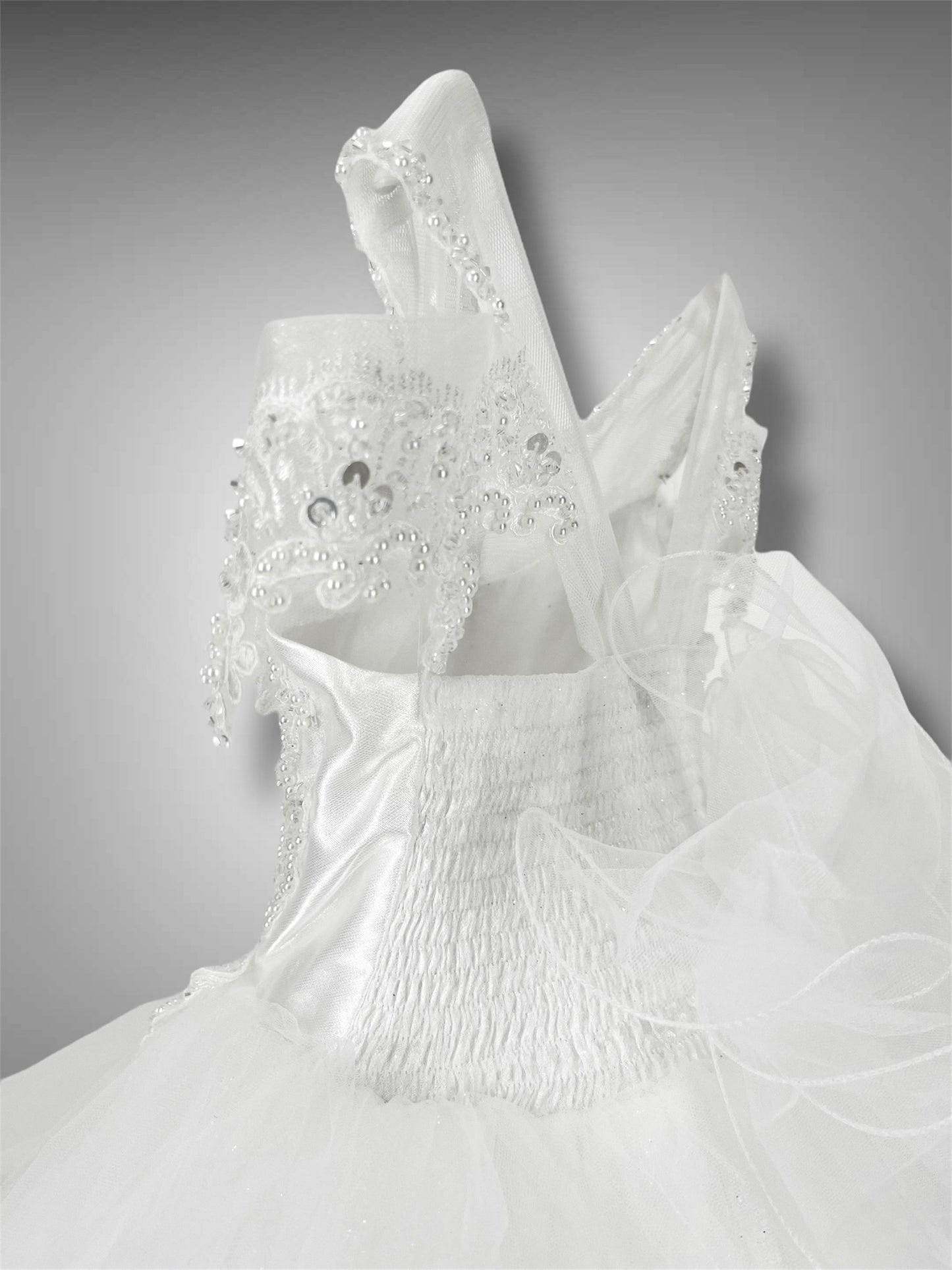 Abito Tulle e Pizzo ricamato