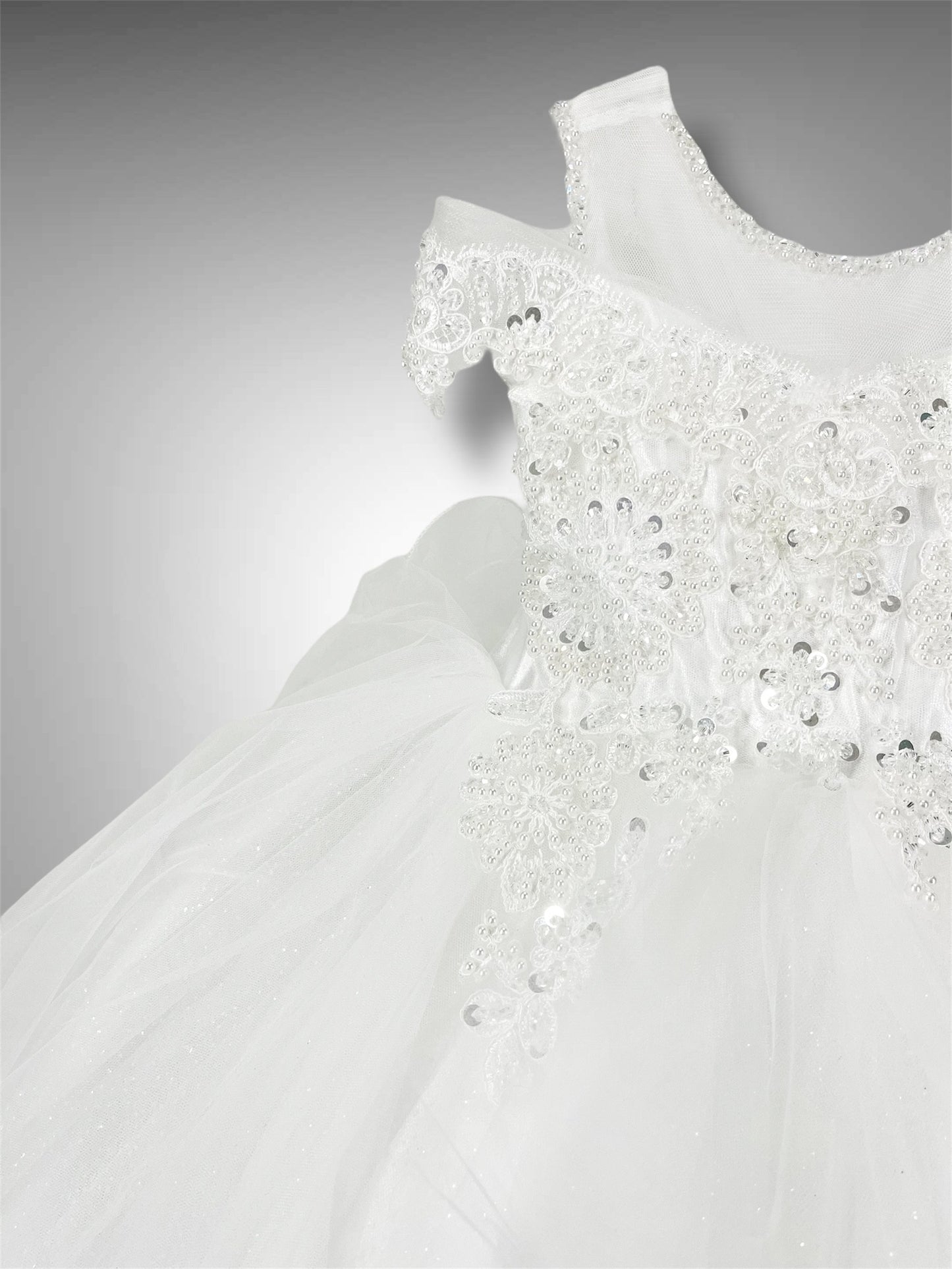 Abito Tulle e Pizzo ricamato