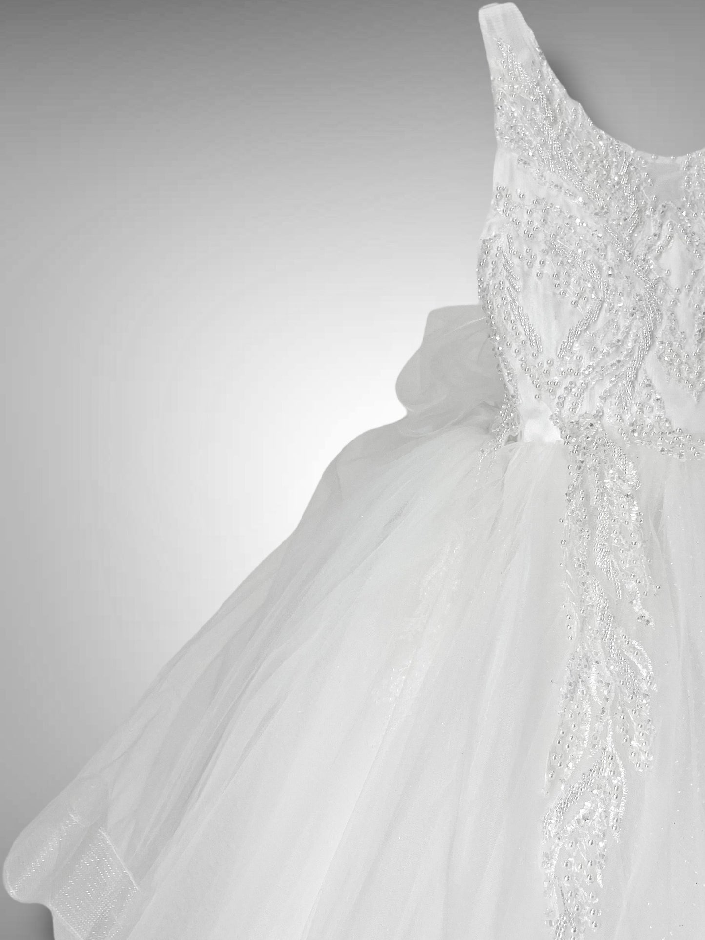 Abito Tulle e Pizzo ricamato